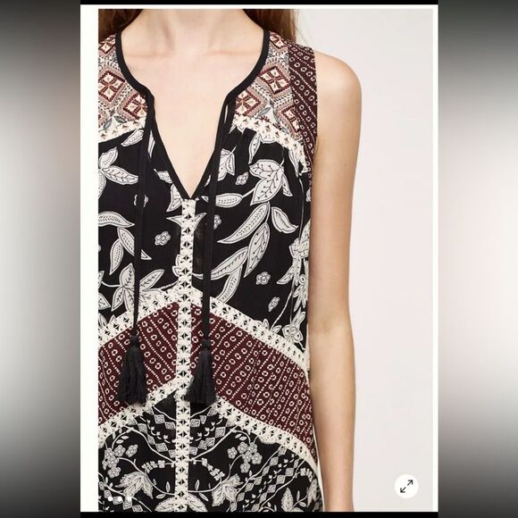 Anthropologie Floreat Grasslands Midi Dress, Size 6 - Picture 14 of 16